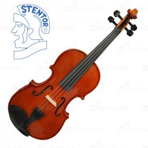 [STENTOR]스텐터 교육용 고급 바이올린 세트 / 바이올린+각활+고급사각케이스+송진+어깨받침+악기수건