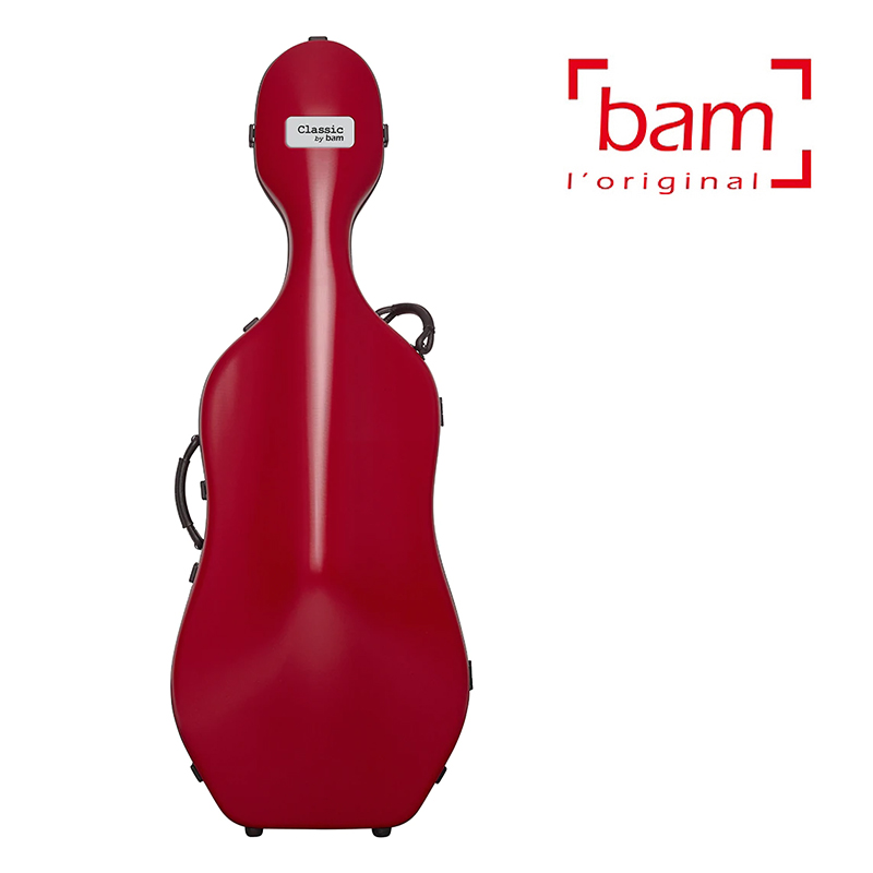 [BAM]  Ŭ ÿ ̽ 1001SRG  / CLASSIC CELLO CASE WITHOUT WHEELS 2021 - RED